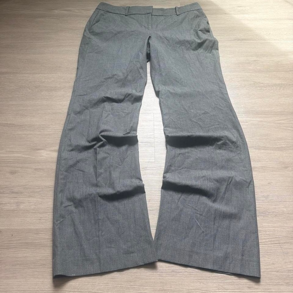 32x32 Grey Wide Leg Bootcut Flared Dress Pants Y2K Grunge Vintage 2000s